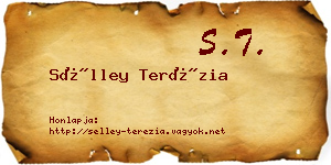 Sélley Terézia névjegykártya